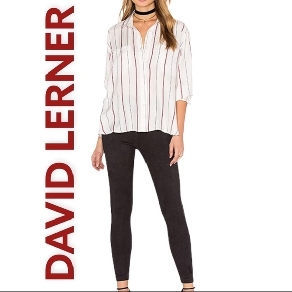 DAVID LERNER Elliott Micro Suede Soft Black Leggings, Size Small - Picture 5 of 12